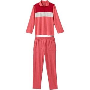 Silvert s Adaptive Clothing Women’s Open Back Long Sleeve Polo & Open 2pc
